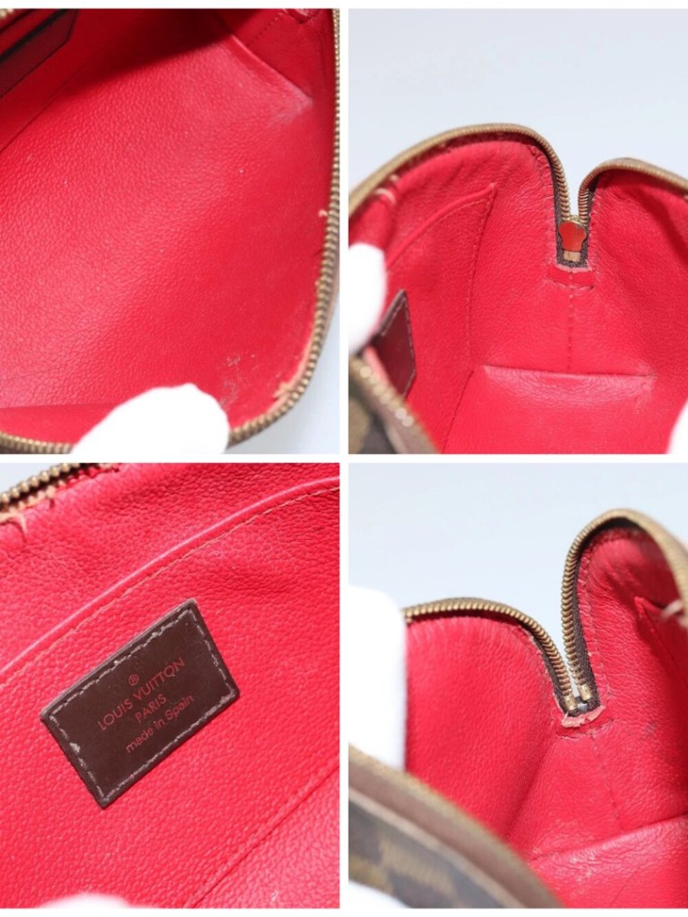 LOUIS VUITTON Damier Ebene Pochette Cosmetic PM Pouch - Picture 16 of 16